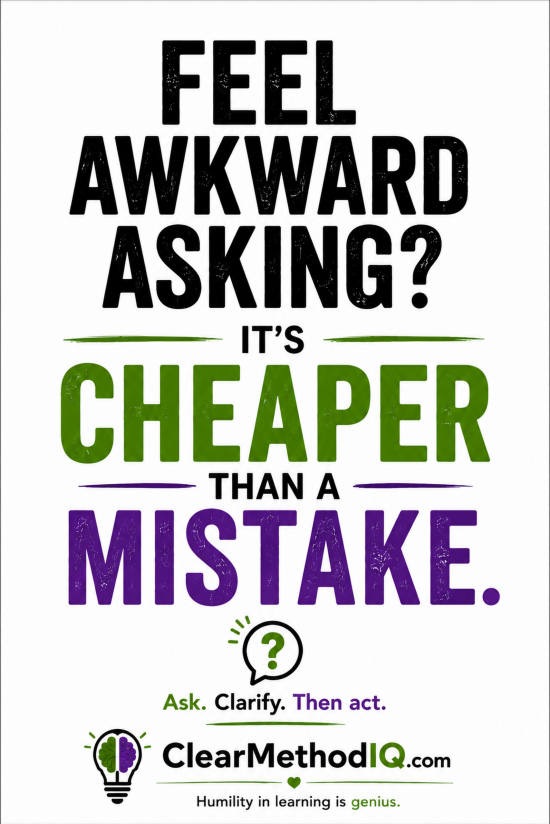 Feel Awkward Asking - 24x36