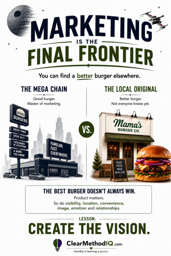 Marketing Is The Final Frontier - 24x36