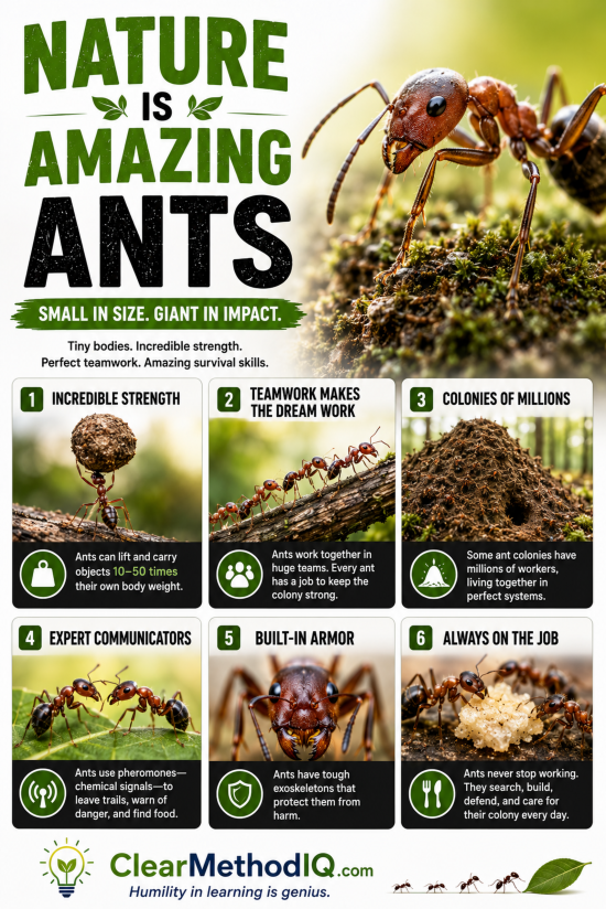 Nature Is Amazing Ants - 24x36