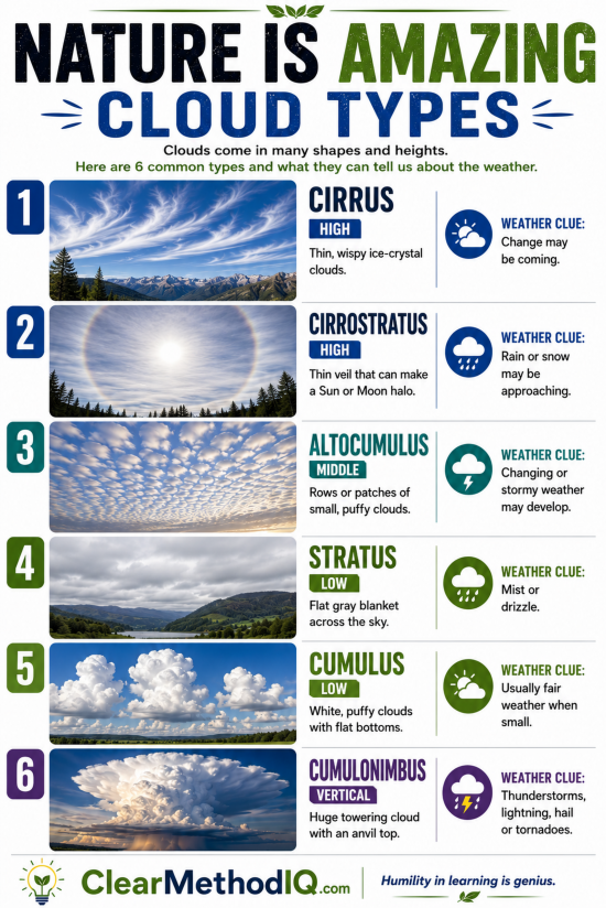 Nature Is Amazing Cloud Types - 24x36