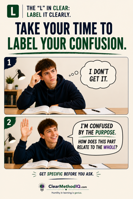 Take Your Time To Label Your Confusion - 24x36